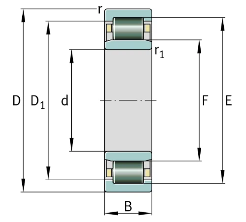 NU2344-EX-TB-M1 bearing NU2344-EX-TB-M1 bearing